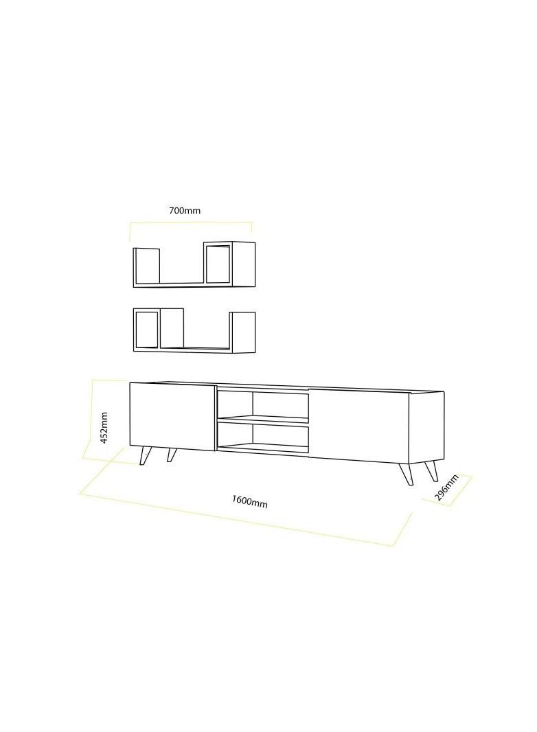 سحابة طاولة تلفزيون فلورنسي - Image 4