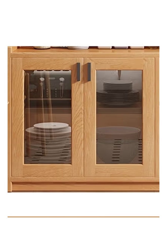 كيكي خزانة تخزين داخل غرفة المعيشة خشب لون بني 120*30*180 سم - Image 3