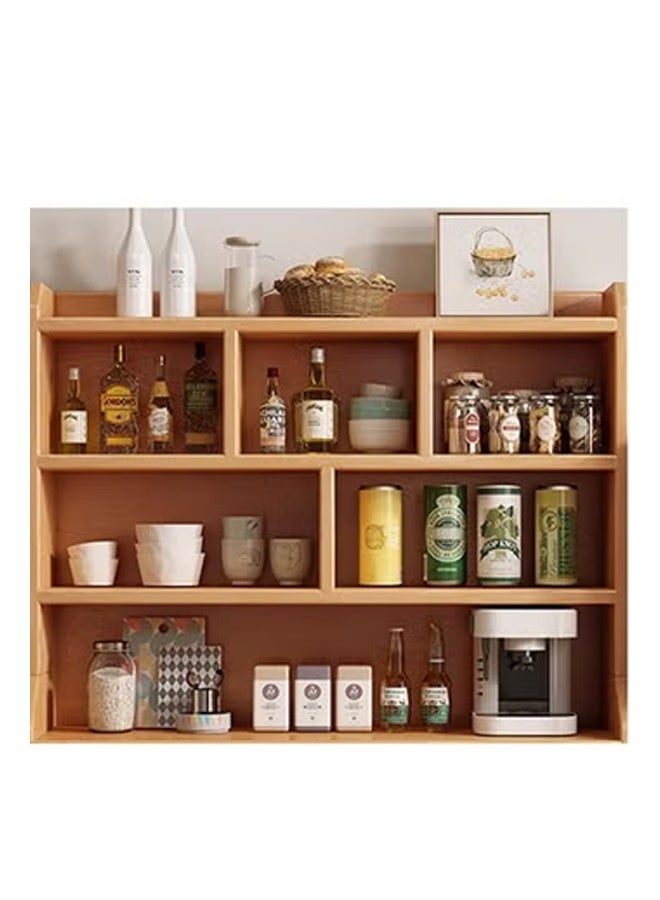 كيكي خزانة تخزين داخل غرفة المعيشة خشب لون بني 120*30*180 سم - Image 4