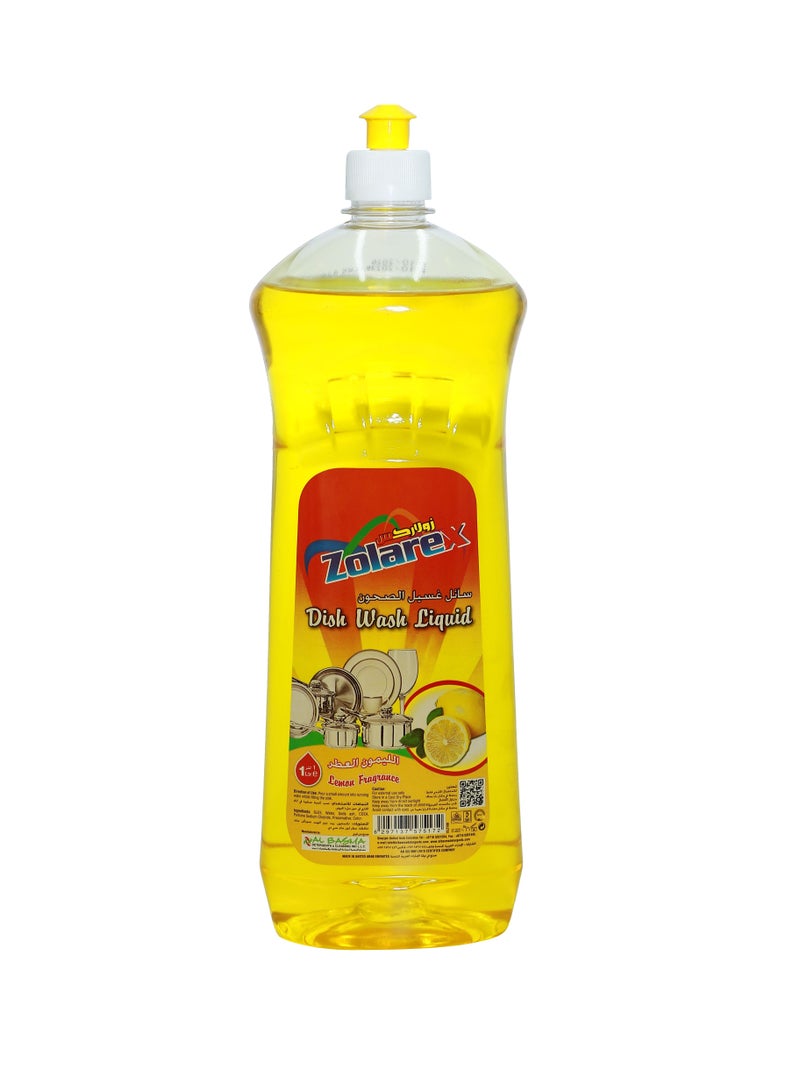 Zolarex Dish wash Lemon 1 Ltr - Image 1