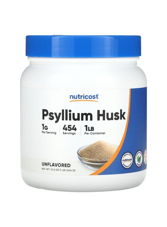 Nutricost Nutricost, Psyllium Husk, Unflavored, 16.2 oz (454 g)  - Image 1
