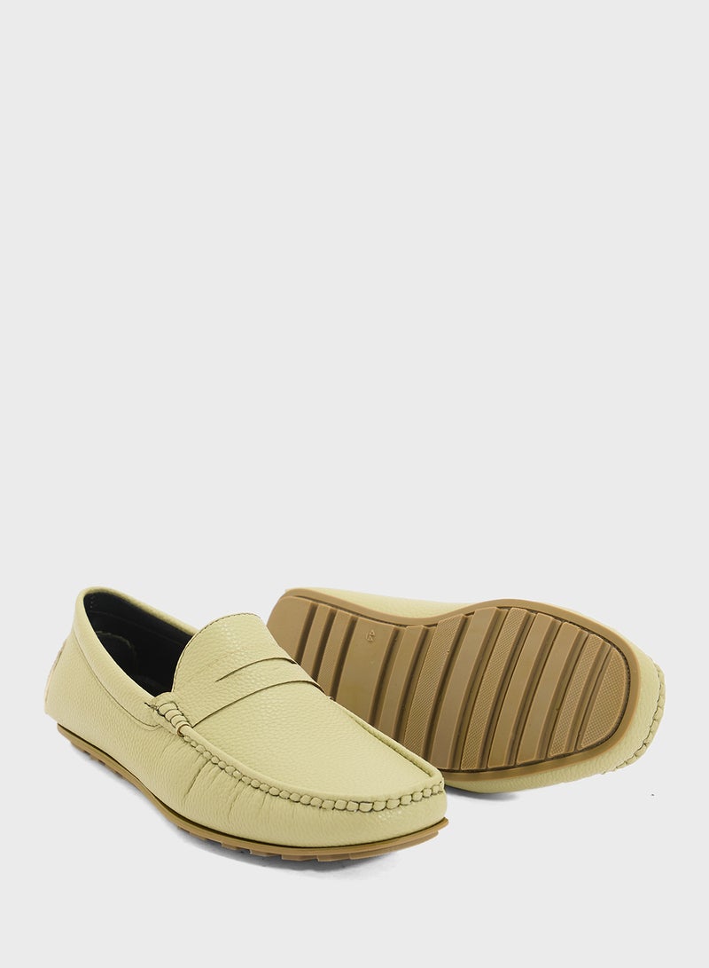 Robert Wood Saddle Details Smart Loafers  - Image 3