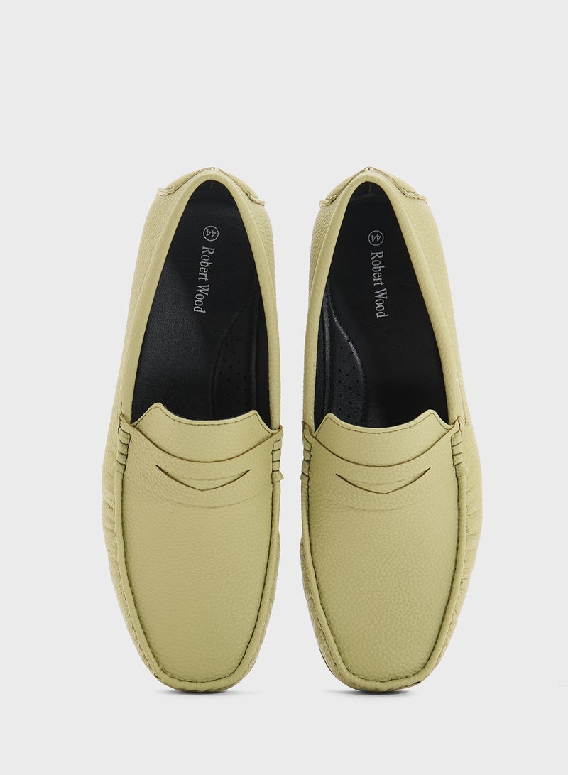 Robert Wood Saddle Details Smart Loafers  - Image 4