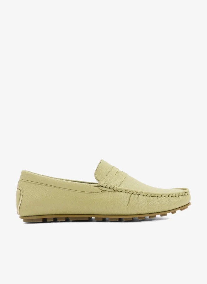 Robert Wood Saddle Details Smart Loafers
