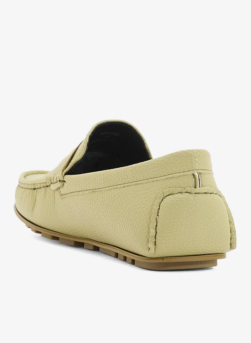 Robert Wood Saddle Details Smart Loafers