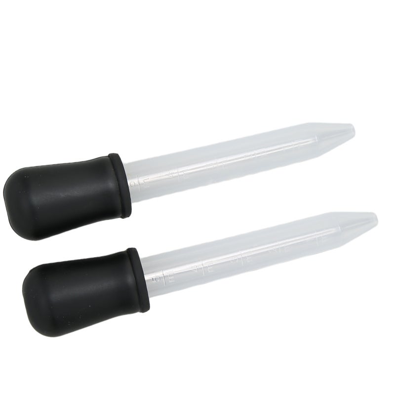 Liquid Dropper 5Ml Black Silicone Material - Easy To Clean Portable Pipettes For Scientific Experiments, Food Decoration, Arts Crafts, Essential Oils - Image 3