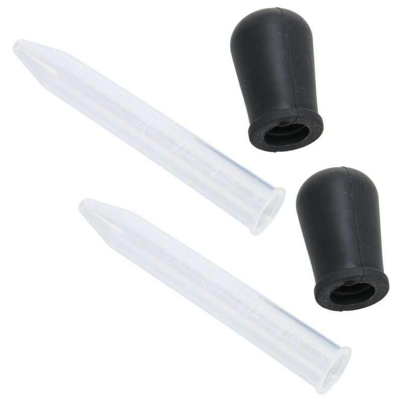 Liquid Dropper 5Ml Black Silicone Material - Easy To Clean Portable Pipettes For Scientific Experiments, Food Decoration, Arts Crafts, Essential Oils - Image 1