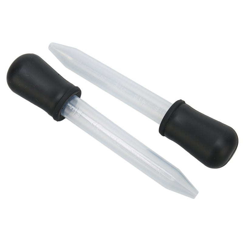 Liquid Dropper 5Ml Black Silicone Material - Easy To Clean Portable Pipettes For Scientific Experiments, Food Decoration, Arts Crafts, Essential Oils - Image 4