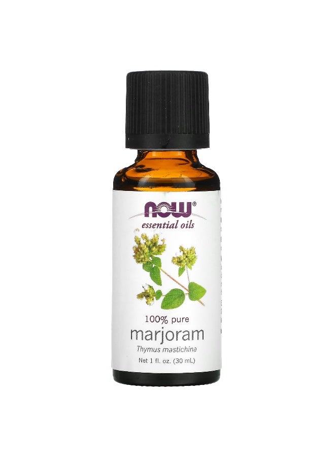 Now Foods NOW Foods, Essential Oils, Marjoram, 1 fl oz (30 ml)  - Image 1