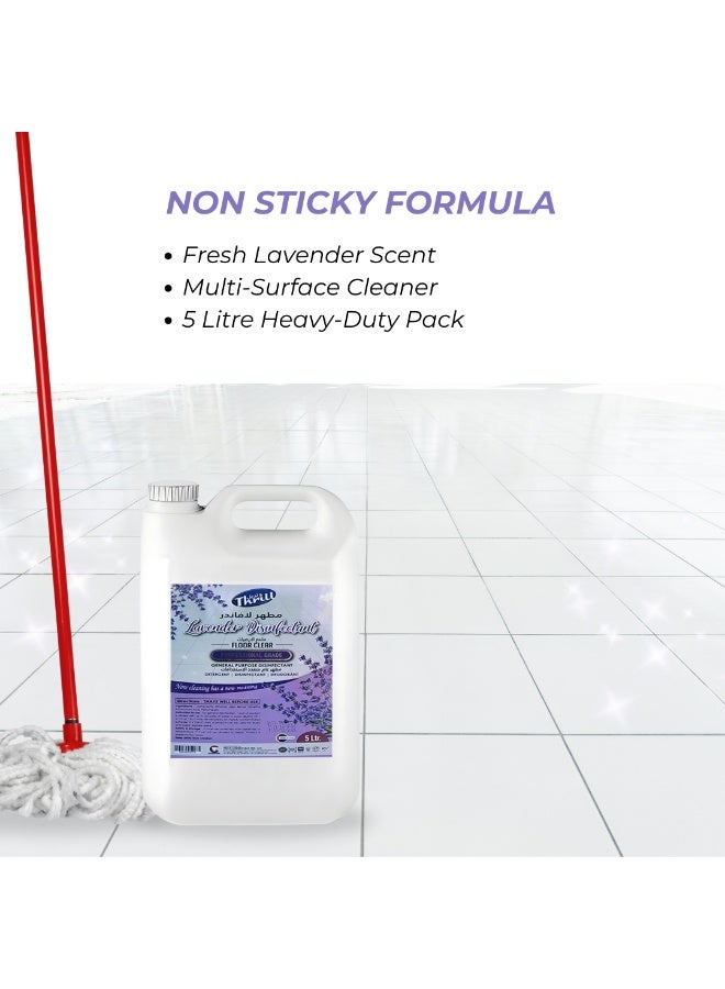 Thrill Professional Lavender Floor Disinfectant 5L – Ultimate Hygiene & Fresh Lavender Scent - Image 5