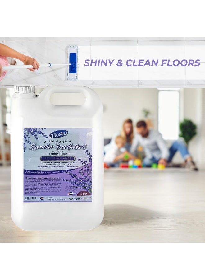 Thrill Professional Lavender Floor Disinfectant 5L – Ultimate Hygiene & Fresh Lavender Scent - Image 4