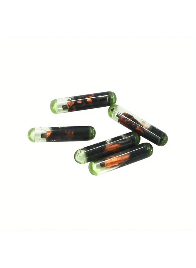 Universal T6 ID48 رقائق مستجيب زجاجي 5 قطع علامات أمان مركبة شفافة برتقالية سوداء - Image 1