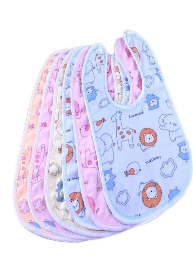 AMAGUR Baby Bibs for 6 to 12 Months | Bibs for New Born Baby 0 to 6 Months | Waterproof Spill Resistant Bibs | Soft Cotton bib | Infant Apron. (Pack of 3) - Image 1