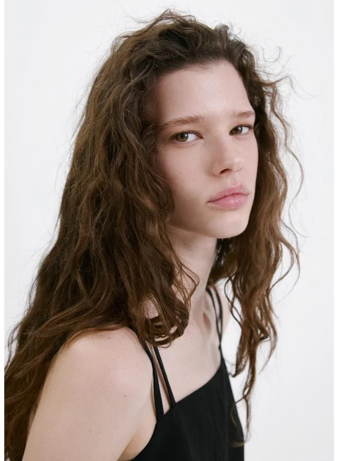 MANGO  Lyocell top with double straps for Women | Best Price UAE