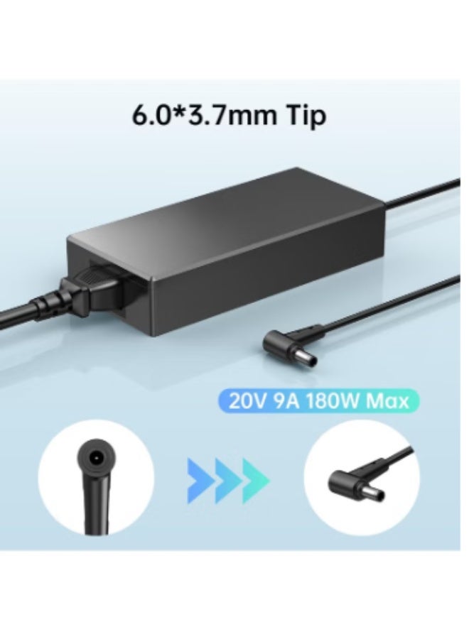 Terabyte 180W Zephyrus Charger Fit for ASUS ROG Zephyrus G14 GA401 G15 GA502, ASUS ADP-180TB H 20V 9A AC Adapter, ASUS TUF Gaming Laptop Charger F15 F17 FX505D FX505G - Image 3
