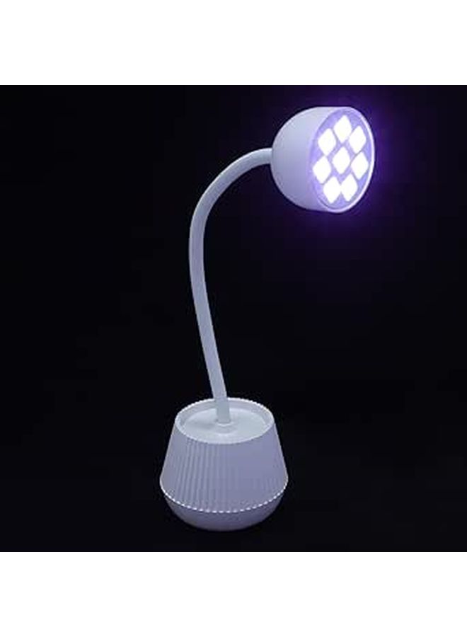 Gooseneck LED Nail Lamp 24W Fast Curing Gel Light Professional Manicure - Image 1