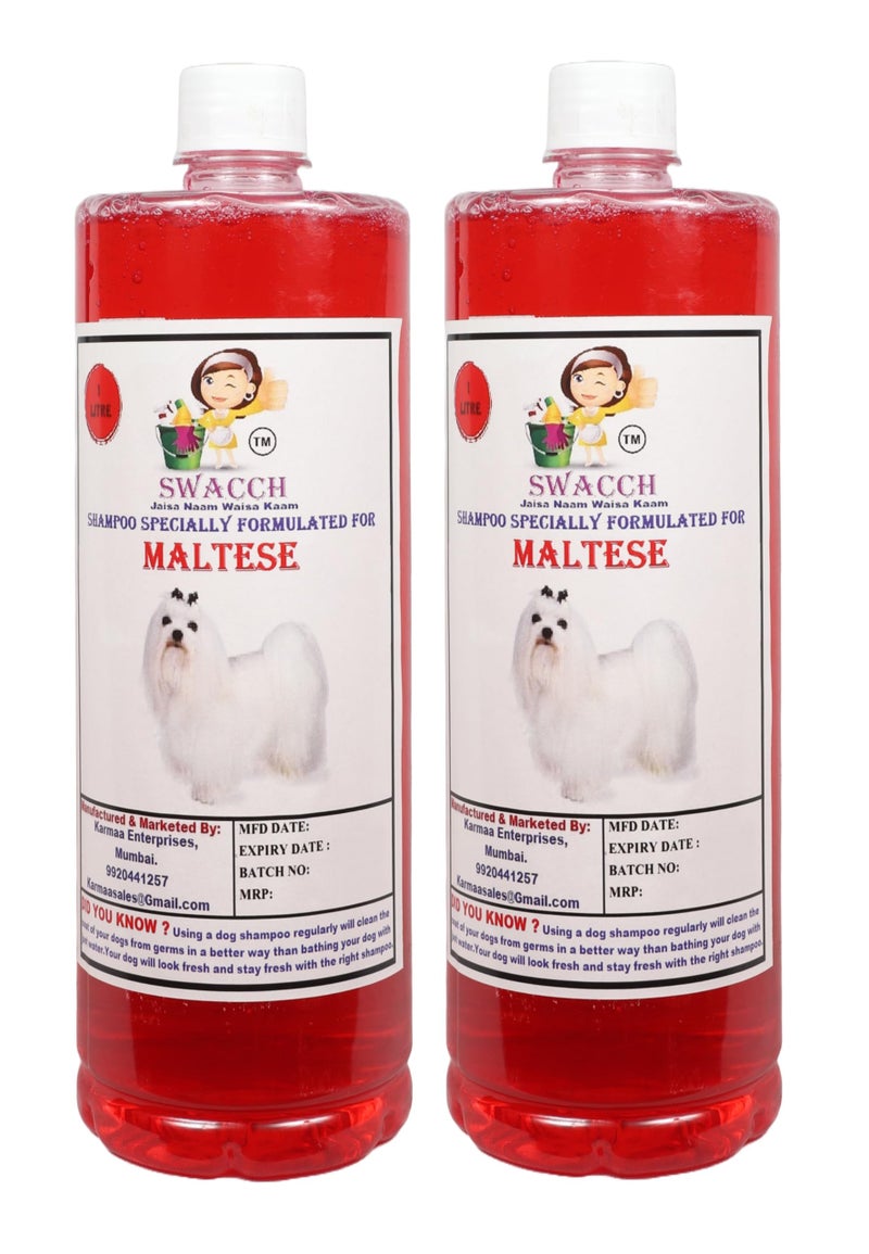 swacch Pet Shampoo | Puppy Safe Shampoo | PH Balanced | Ditch to Itch for Maltese Dog Shampoo 2 Litre (Jasmine) + Goofy Ball Chew Toy Combo Pack - Image 2