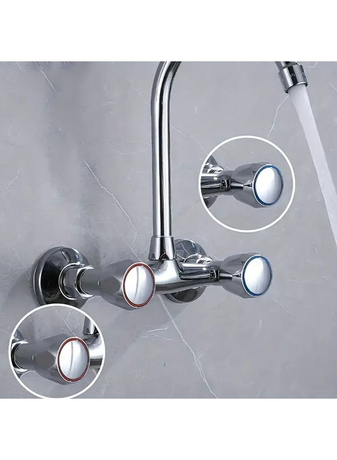 Replacement Bathroom Sink Hot Cold Tap Head Covers 2pcs - Image 1