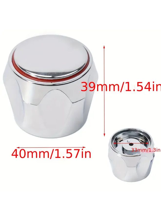 Replacement Bathroom Sink Hot Cold Tap Head Covers 2pcs - Image 3