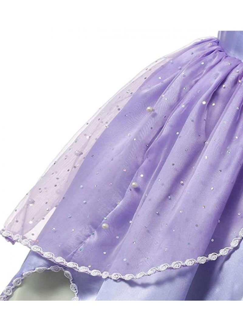 AIWANTO Princess Summer Dresses Girls Cosplay Costume 130cm - Image 5