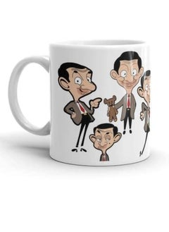 Story Of Candle Ceramic Mug With "Mr. Bean" Design Printed In White  - Image 1
