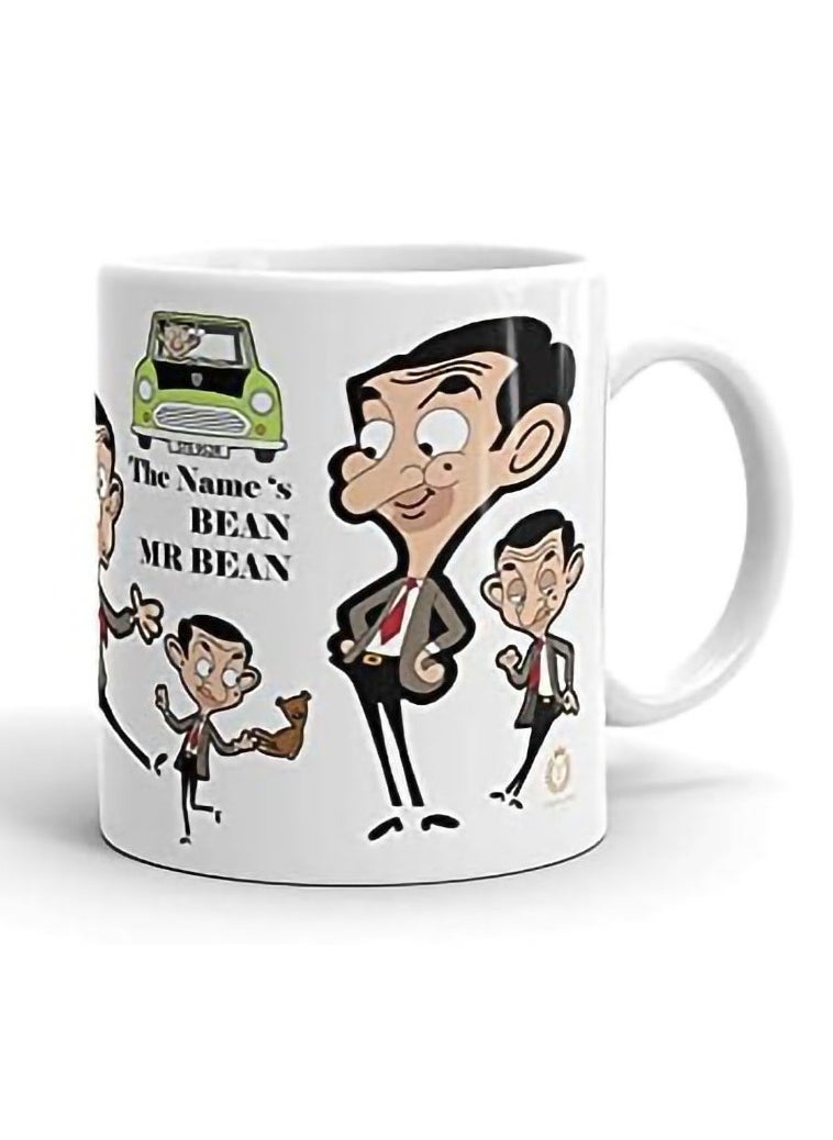 Story Of Candle Ceramic Mug With "Mr. Bean" Design Printed In White  - Image 2