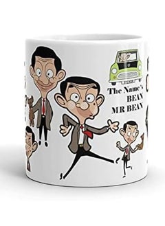 Story Of Candle Ceramic Mug With "Mr. Bean" Design Printed In White  - Image 3