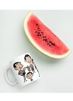 Story Of Candle Ceramic Mug With "Mr. Bean" Design Printed In White  - Image 4