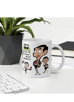 Story Of Candle Ceramic Mug With "Mr. Bean" Design Printed In White  - Image 5