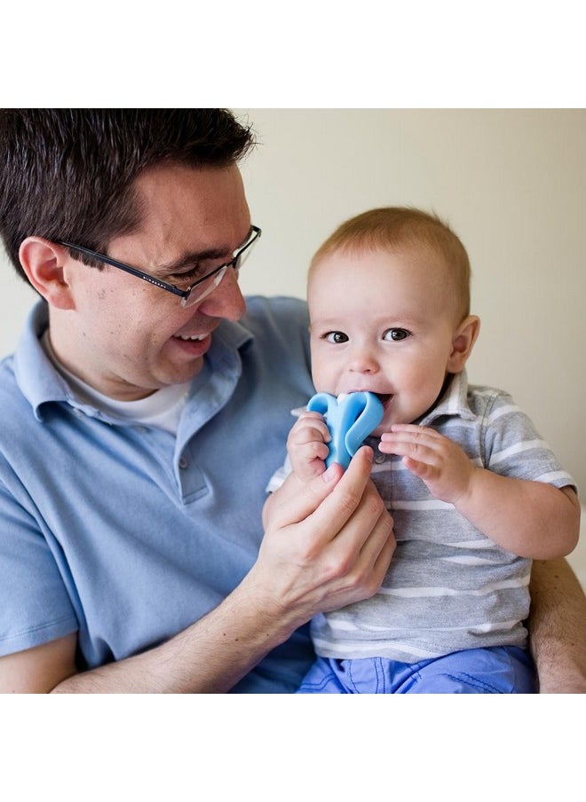 Baby Banana Blue Banana Toothbrush Training Teether Tooth Brush For Infant Baby And Toddler  - Image 5
