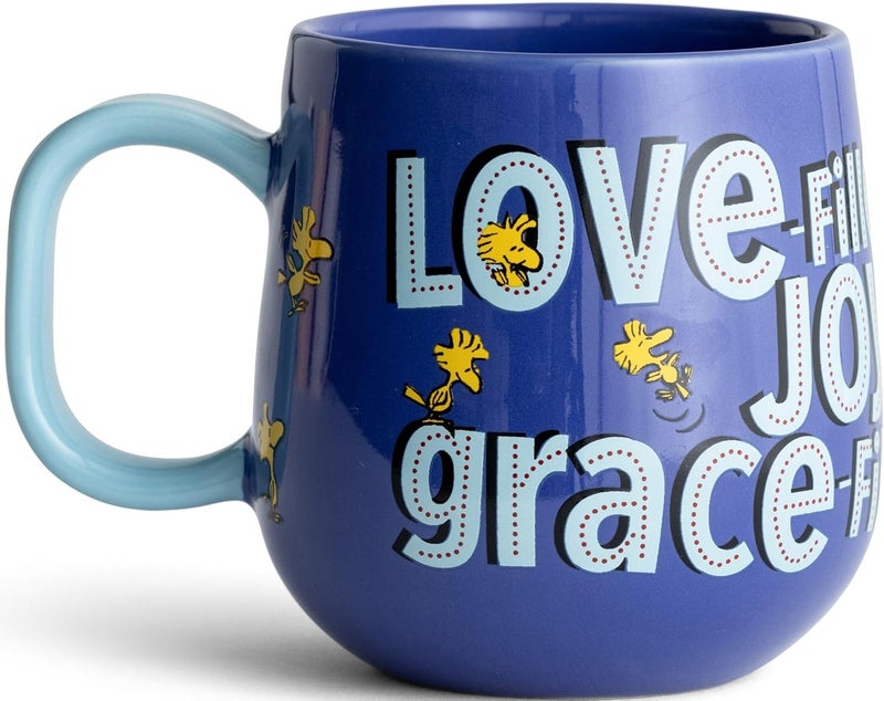 DaySpring  Peanuts  Love Joy Grace  16oz Ceramic Mug - Image 1