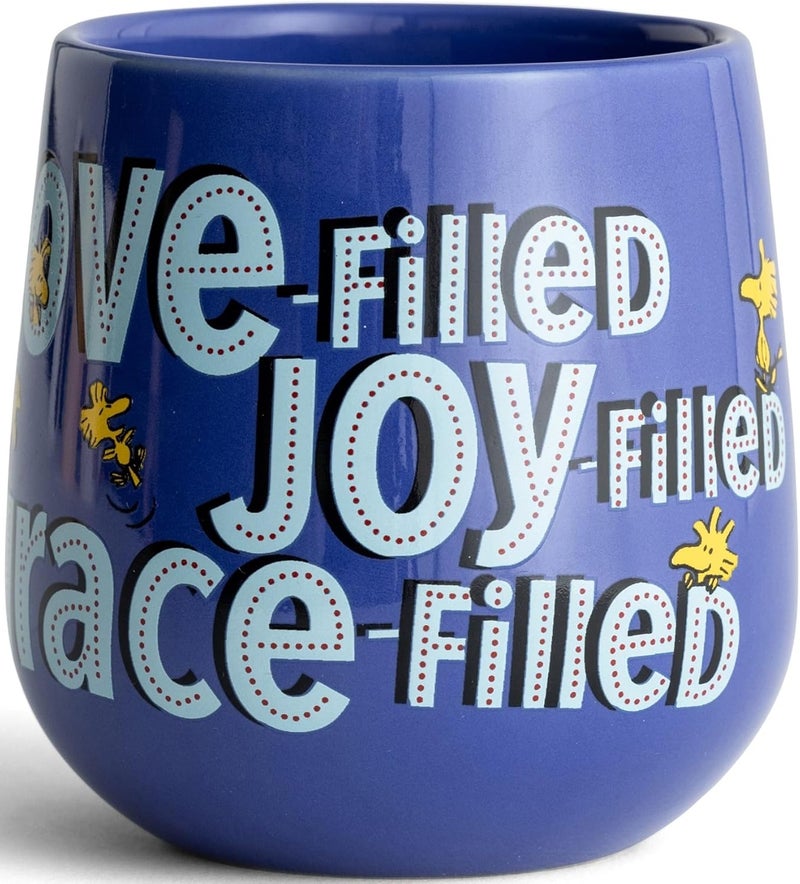 DaySpring  Peanuts  Love Joy Grace  16oz Ceramic Mug - Image 3