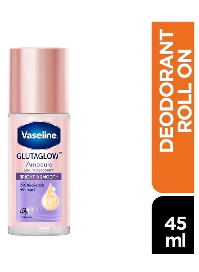 Vaseline Glutaglow Bright & Smooth Ampoule Serum Deodorant 45ml - Image 2