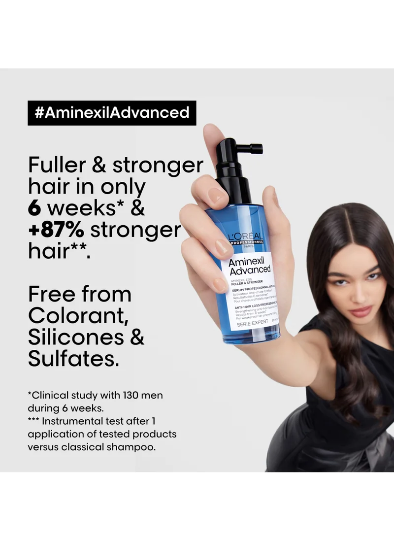 L'Oréal Professionnel Aminexil Advanced Strengthening Anti-Hair Loss Activator Serum, 90ml