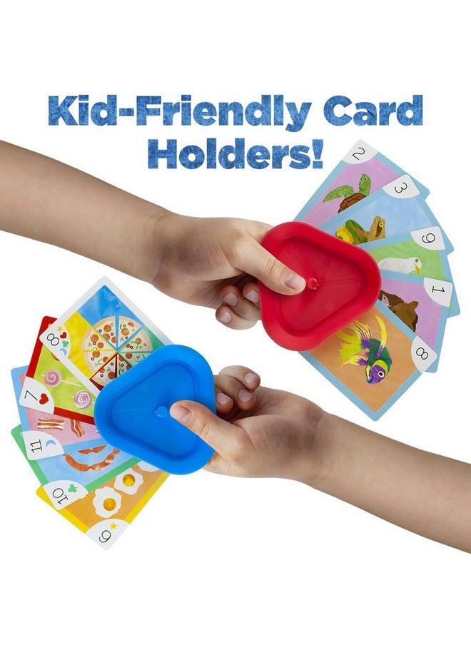 Imagination Generation Imagination Generation Set of 4 Classic Children's Card Games with 2 Hands-Free Playing Card Holders - Includes Old Maid, Go Fish!, Crazy Eights, & Alphabet Soup Matching Game  - Image 5