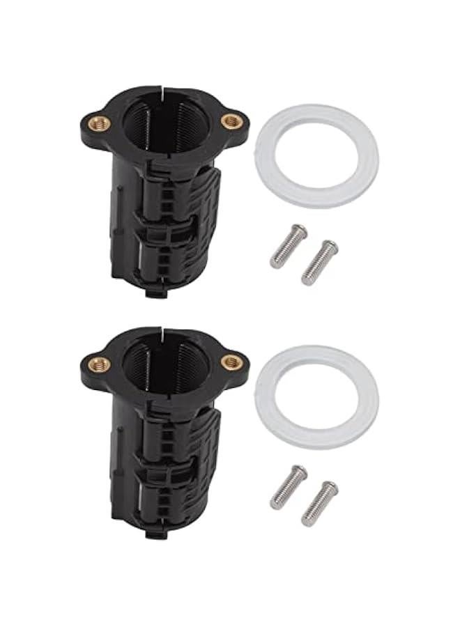 2 Sets Faucet Anti Loose Nut Fastener, Faucet Nut Fixed Base Anti Loose Nuts Fastener with Washer Quick Release Coupling Nuts - Image 1