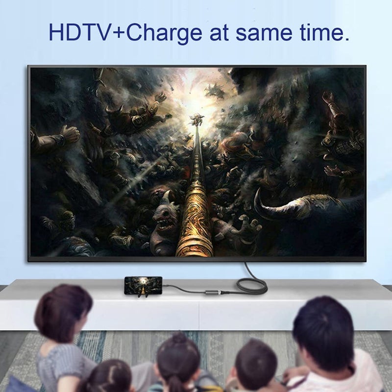 chenyang USB C HUB,USB C to HDMI/USB C Data/PD 65W Fast Charging 3 in 1 Multiport Adapter Support Display/Data/Charging Working at The Same time - Image 3