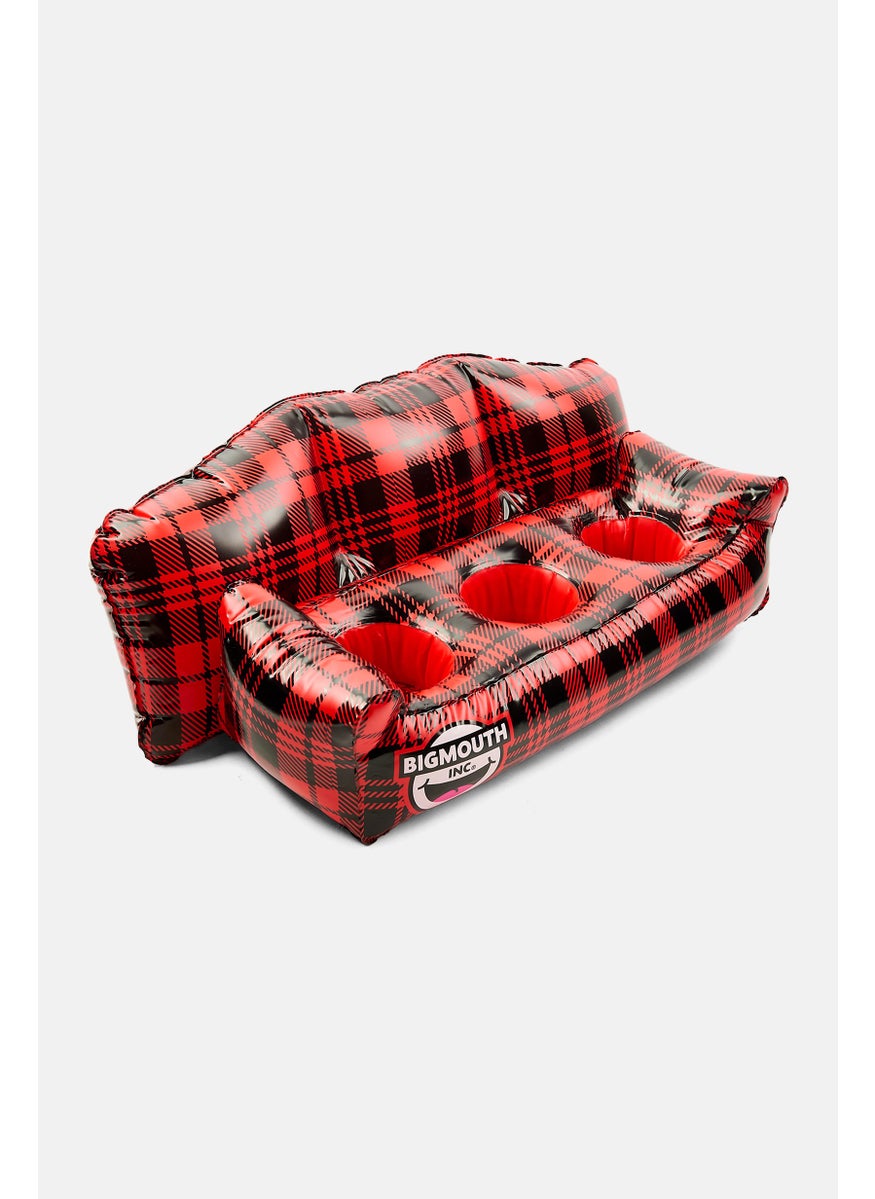 Big Mouth - Couch Beverage Pool Float 24 L x 21 H x 18 W cm, Red - Image 1