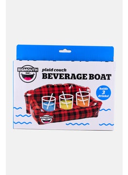 Couch Beverage Pool Float 24 L x 21 H x 18 W cm, Red