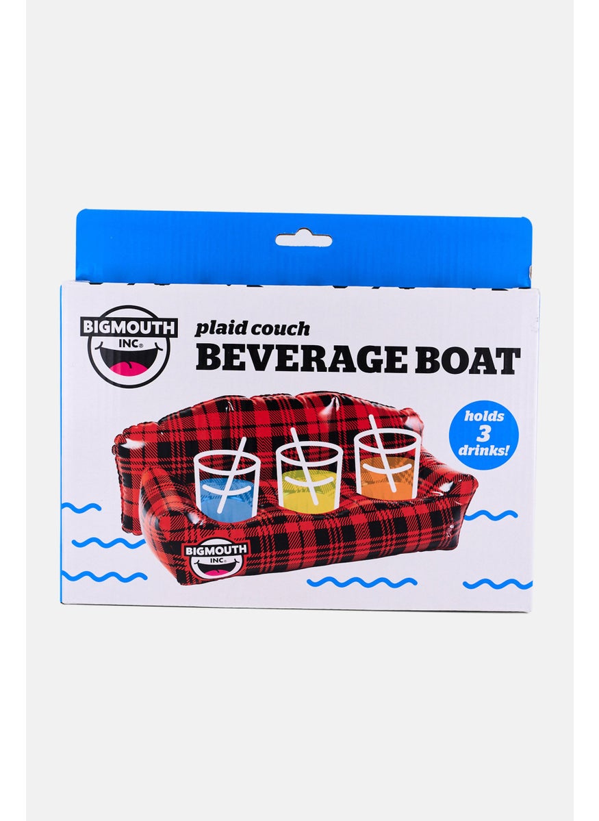 Big Mouth - Couch Beverage Pool Float 24 L x 21 H x 18 W cm, Red - Image 1