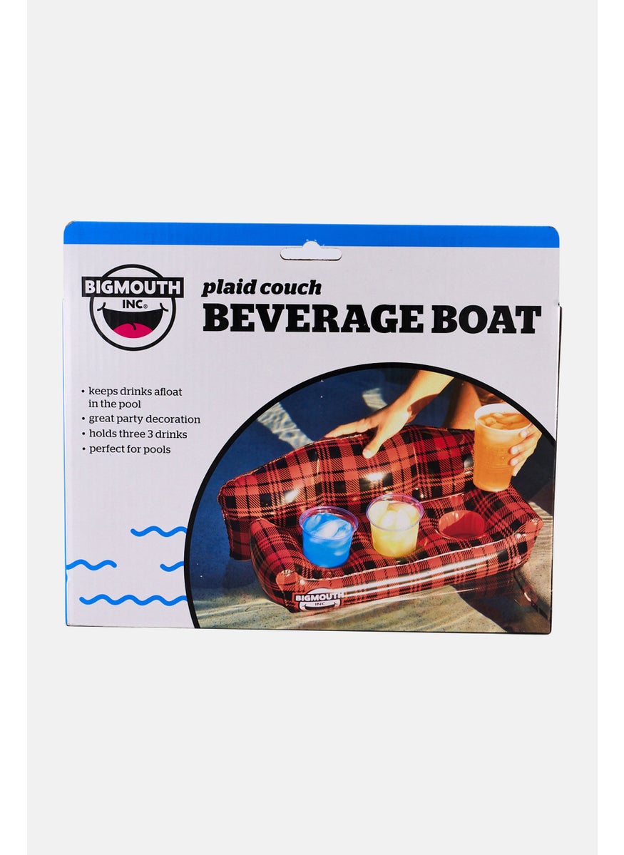 Big Mouth - Couch Beverage Pool Float 24 L x 21 H x 18 W cm, Red - Image 1