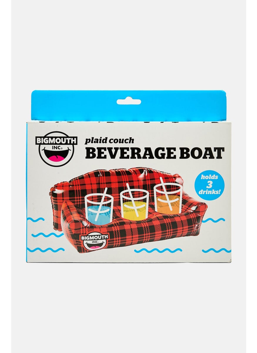 Big Mouth - Couch Beverage Pool Float 24 L x 21 H x 18 W cm, Red - Image 1