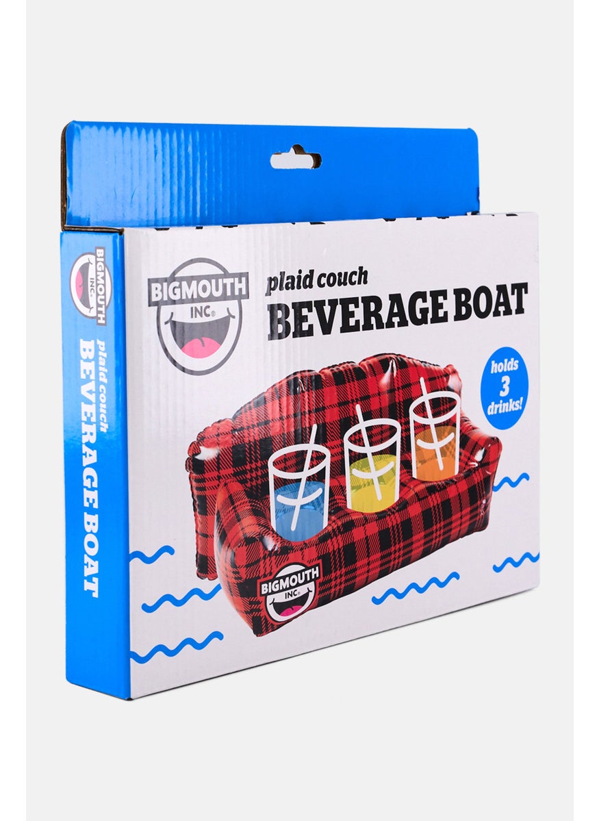 Big Mouth - Couch Beverage Pool Float 24 L x 21 H x 18 W cm, Red - Image 1
