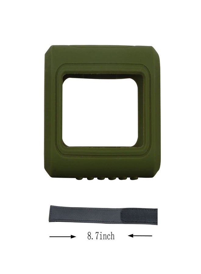 Hermitshell Replacement Silicone Carrying Case for JBL Go 3/JBL Go 4 Portable Bluetooth Speaker (Green 2) - Image 4