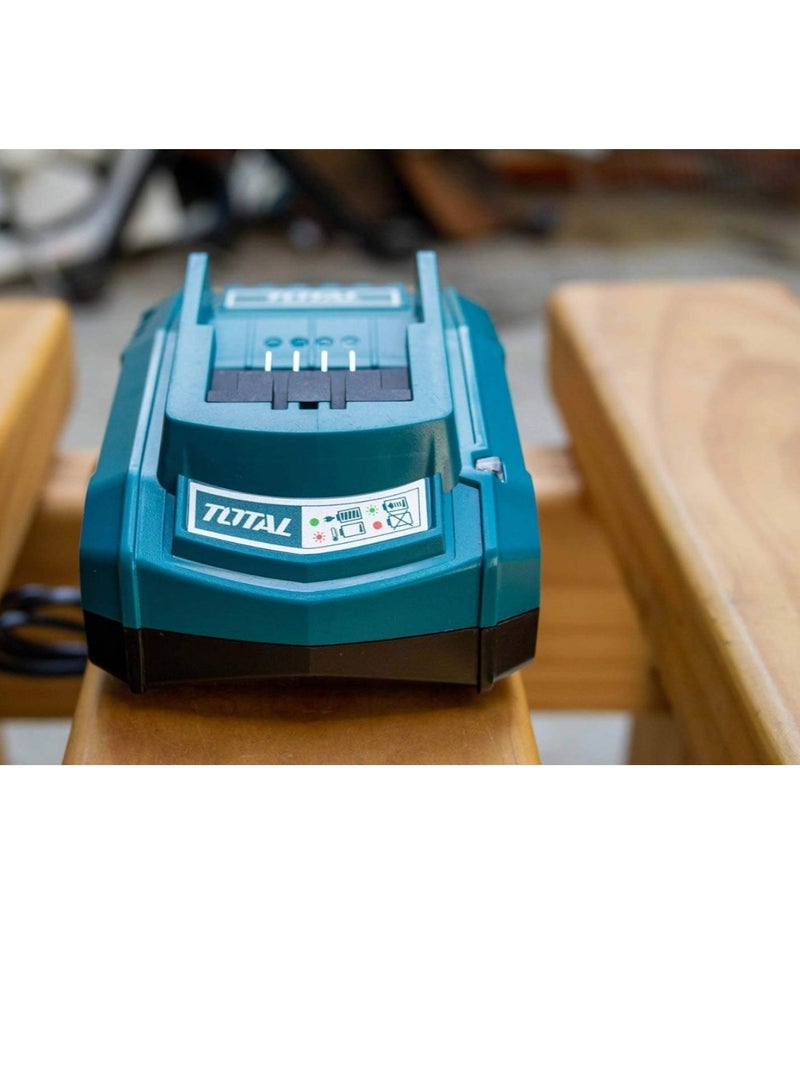 TOTAL TOTAL P20S Battery Charger – 20V Output, 2A Charging Current, Fast and Efficient Charger for P20S Series Tools, 220-240V Input Voltage, Ideal for Power Tool Charging - Image 3