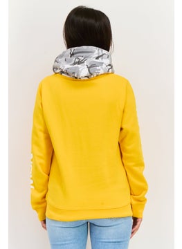 Women Graphic Long Sleeve Hooded Sweatshirts, Yellow Combo - pzsku/ZEF43BD725CD2F88DEAE7Z/45/_/1737642578/25fc3c14-3eaf-48de-86d4-52fcd8788f14