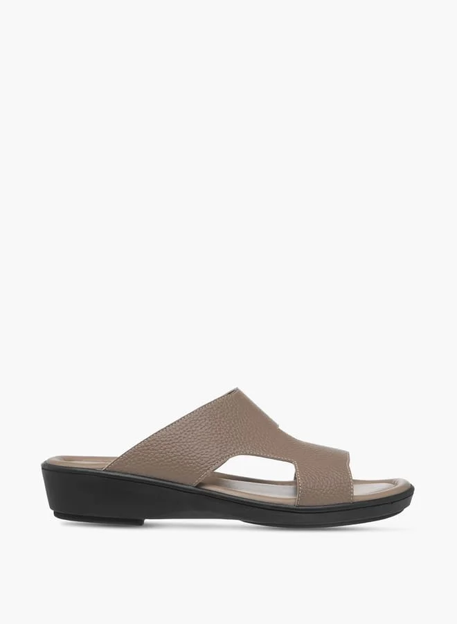 Men's Cutout Detail Slip-On Arabic Sandals