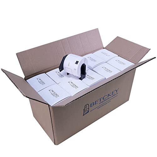 BETCKEY - Compatible Shipping Labels Replacement for Brother DK-1202 (2-3/7" x 4"), Use with Brother QL Label Printers [20 Rolls/6000 Labels] - Image 2