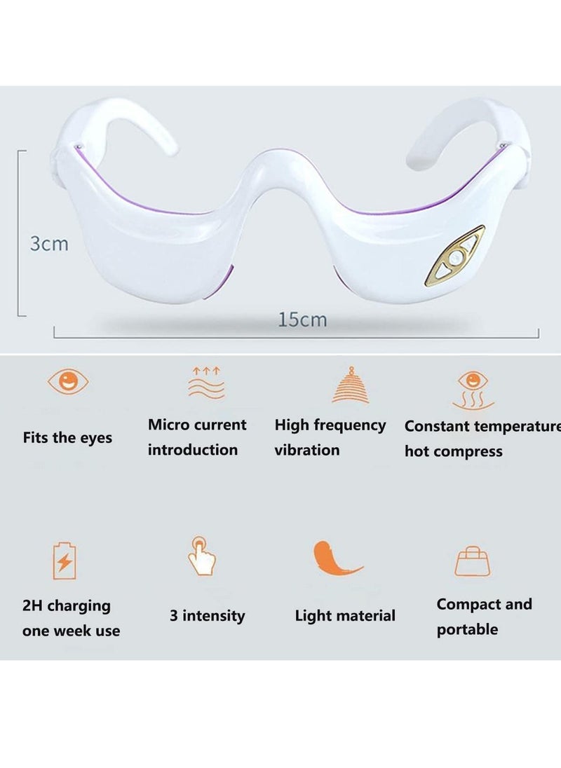 general EMS eye massage beauty eye massager skin care red light radio frequency beauty instrument dilute dark circles eye beauty instrument - Image 4