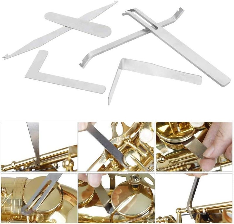 TUOREN Woodwind Instrument Repair Tool Set - 17 Pieces for Saxophone and Flute - Image 4